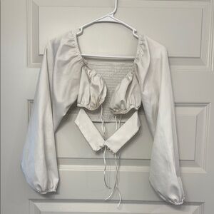 Elegant White Women's Top